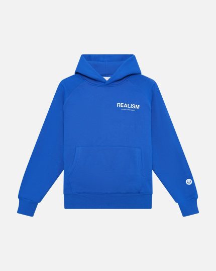 Realism Render Hoodie Azure Blue front view